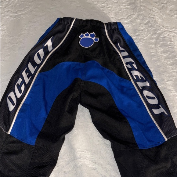 Gently Loved Ocelot Kids' Blue and Black Riding/Racing Pants - Picture 4 of 7